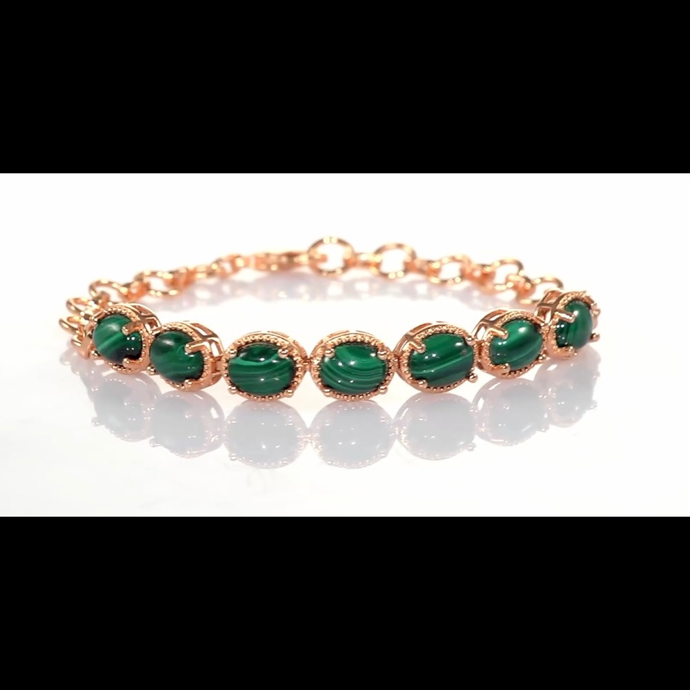 Beautiful African Malachite Bracelet
